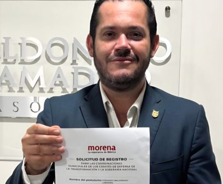ANUNCIA FERNANDO MALDONADO LAMADRID SU REGISTRO EN MORENA POR LA COORDINACIÓN EN SAN QUINTÍN